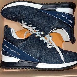 Denim Louis Vuitton runaway sneaker